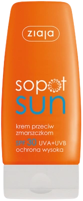Ziaja Sopot Sun krem przeciw zmarszczkom SPF 30 UVA + UVB ochrona wysoka 60ml