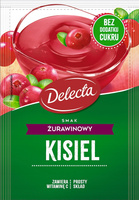 Delecta Kisiel smak żurawinowy 38 g