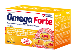 Rodzina Zdrowia Omega Forte KWASY TŁUSZCZOWE 60 kapsułek