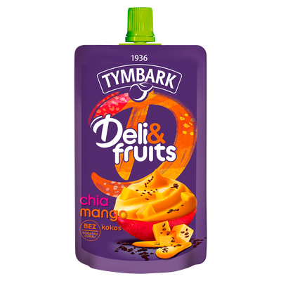 Tymbark Deli&Fruits Mus wieloowocowy chia mango 170 g