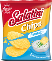 Salatini Zdrowe chipsy smak fromage zdrowa przekąska 25 g