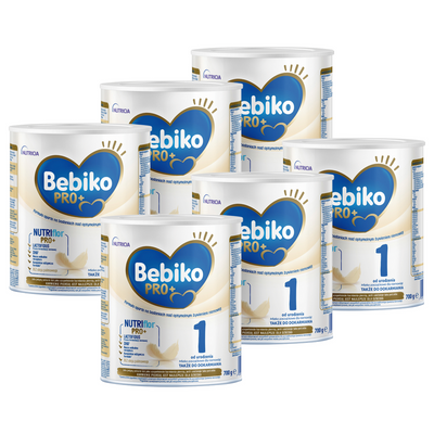 Bebiko Pro+ 1 Mleko początkowe częściowo fermentowane dla niemowląt od urodzenia ZESTAW 6x700g