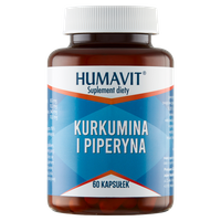 Humavit Suplement diety kurkumina i piperyna 60 kapsułek