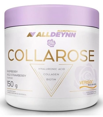 ALLDEYNN Collarose kolagen o smaku maliny i poziomki zdrowa skóra, włosy, paznokcie 150 g