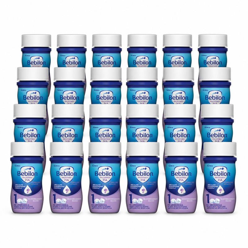 Bebilon Prosyneo HA 1 Mleko początkowe dla niemowląt od urodzenia w płynie ZESTAW 24 x RTF 90 ml