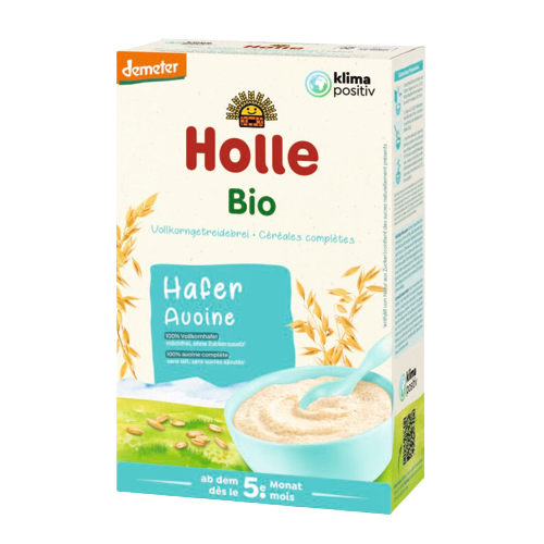 HOLLE BIO Kaszka BEZMLECZNA pełnoziarnista owsiana po 4 miesiącu 250g