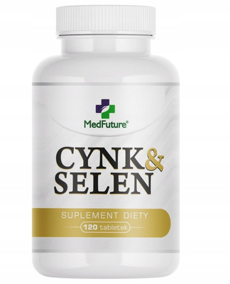 MedFuture Cynk 15 mg i selen 200 mcg odporność 120 tabletek