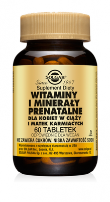 Solgar Witaminy i minerały prenatalne 60tab