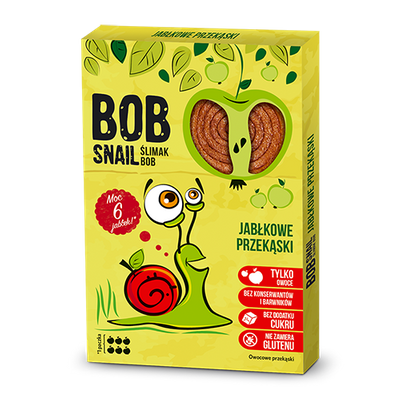 BOB SNAIL Zdrowa przekąska jabłko bez cukru 60g