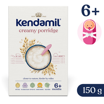 Kendamil kaszka mleczna kremowa owsiana od 6 miesiąca 150 g