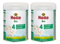 Holle 4 BIO Mleko kozie dla niemowląt od 1 roku życia ZESTAW 2 x 800 g