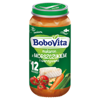 BoboVita Makaron z morszczukiem i warzywami po 12 miesiącu 250 g