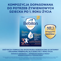 Bebilon 3 Advance Pronutra Junior formuła na bazie mleka po 1. roku życia ZESTAW 4 x 1000 g