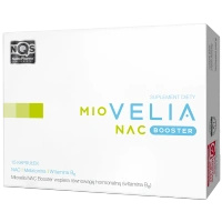 Miovelia NAC Booster MELATONINA WITAMINA B6 równowaga hormonalna 15 kapsułek