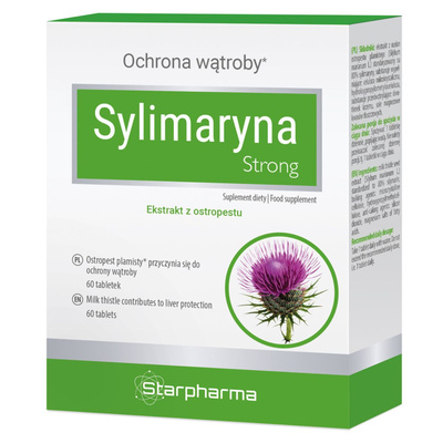 Starpharma suplement sylimaryna strong na wątrobę 60 tabletek