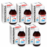 Immunotrofina syrop na gardło, odporność, witamina B ZESTAW 5 x 200 ml