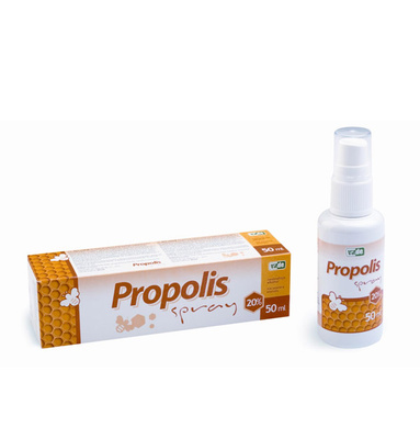 Uszkodzone opakowanie zewnętrzne (kartonik) VIRDE Spray Propolis 20 % bez alkoholu kit pszczeli 50 ml