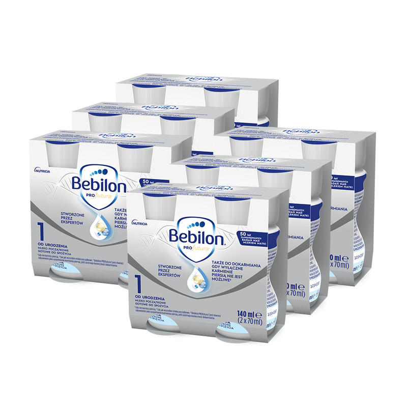 Bebilon PROfutura 1 mleko początkowe gotowe do spożycia ZESTAW 12 x 70 ml