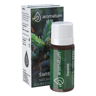 Aromatum naturalny olejek eteryczny aromaterapia 12ml o zapachu świerku