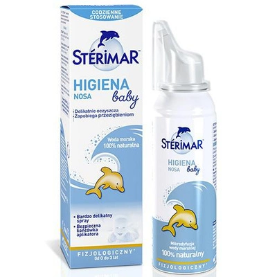 STERIMAR BABY higiena nosa, woda morska dla dzieci 50 ml