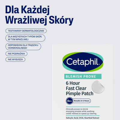 Cetaphil Pimple Patches punktowe plastry na wypryski 24 sztuki 
