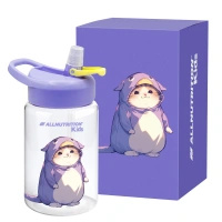 Allnutrition Kids butelka dla dzieci z ustnikiem i rurką 350 ml