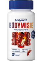 Bodymax Bodymisie żelki o smaku coli 60szt szczoteczka JORDAN 6-9 lat GRATIS