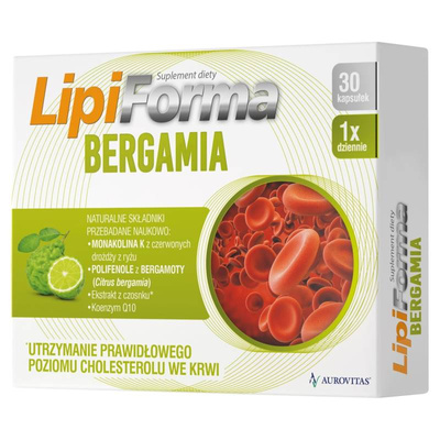 LipiForma Bergamia Cholesterol 30 kapsułek