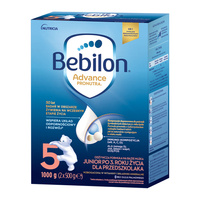 Bebilon 5 Advance Pronutra Junior odżywcza formuła na bazie mleka po 3. roku życia dla przedszkolaka 1000 g