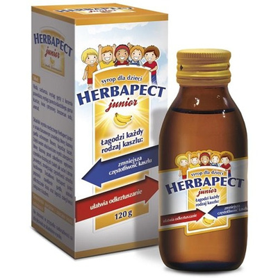 Herbapect Junior Bananowy syrop dla dzieci 120g