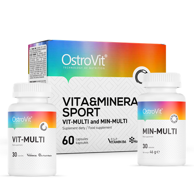 OstroVit VIT&MIN Sport witaminy i minerały 60 kapsułek