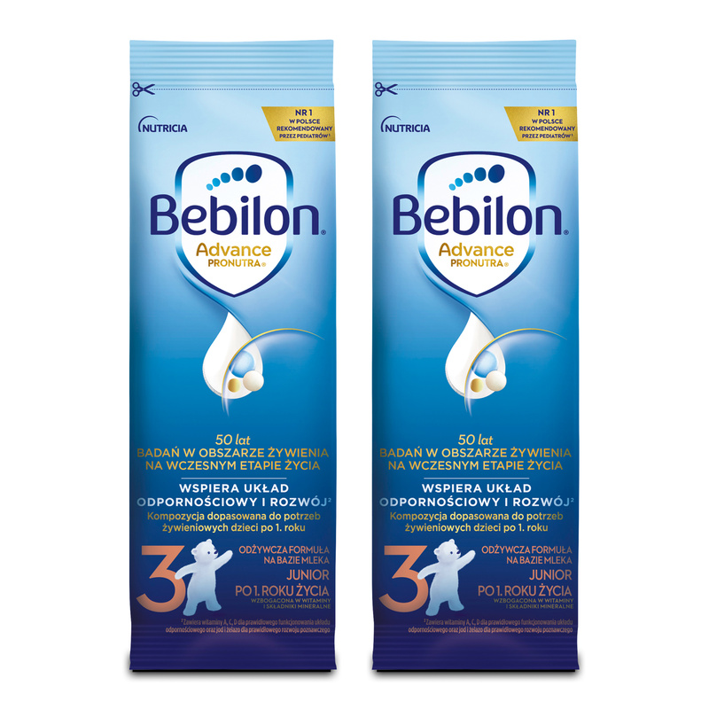 Bebilon 3 Advance Pronutra Junior po 1. roku życia saszetka ZESTAW 2 x 29,4 g