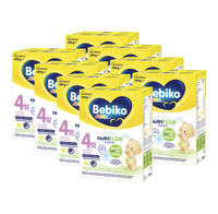 BEBIKO JUNIOR NUTRIflor Expert 4R formuła na bazie mleka z kleikiem ryżowym, powyżej 2. roku życia ZESTAW 8 x 550 g