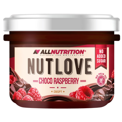 Allnutrition Nutlove Choco Raspberry krem z czekoladą i maliną CRISPY 200 g