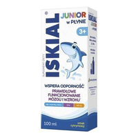 Iskial Junior olej z wątroby rekina z witaminą D w płynie 100ml