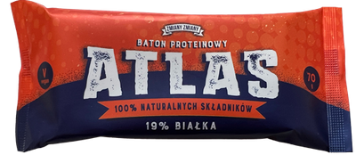 Zmiany Zmiany baton ATLAS proteinowy 13,25 g białka zdrowe przekąski 70 g