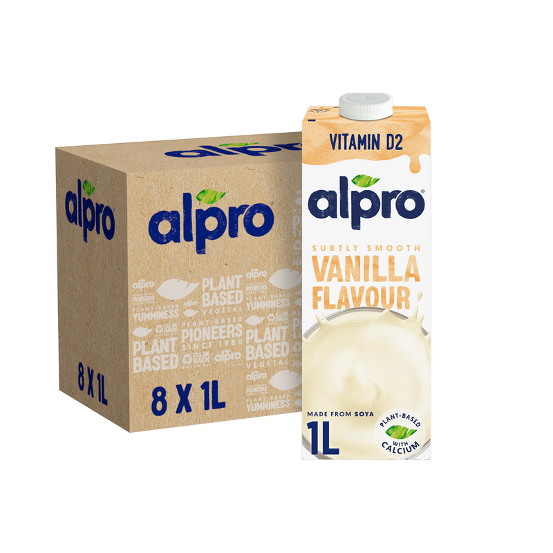 Alpro Napój sojowy o smaku waniliowym 8x1L