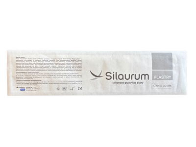 Silaurum opatrunek silikonowy na blizny 1 plaster 5 x 30 cm