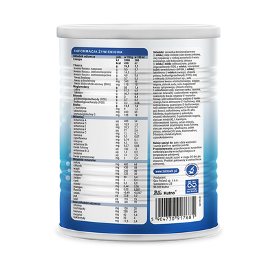 Laktowit 1 LAKTOFERYNA+MFGM mleko początkowe od urodzenia ZESTAW 6 x 400 g