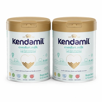 Kendamil Comfort pokarm dla niemowląt na kolki lub zaparcia ZESTAW 2 x 800 g
