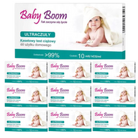 Baby boom test ciążowy kasetowy ULTRACZUŁY 99,9% 10 sztuk