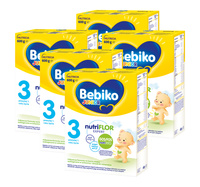 Bebiko Junior 3 Odżywcza formuła na bazie mleka dla dzieci powyżej 1. roku życia ZESTAW 5x600g