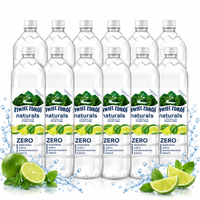 Żywiec Zdrój Naturals Napój niegazowany z delikatną nutą limonki i mięty ZESTAW 12 x 1,2 l