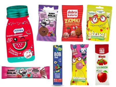 Zdrowe Słodkie Pragnienia zestaw zdrowych słodyczy mix różne marki 8 sztuk