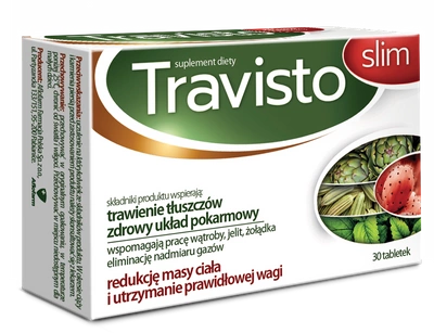 Travisto Slim 30 tabletek Poprawa trawienia i odchudzanie