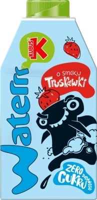 Kubuś Waterrr Napój owocowy o smaku truskawki 500 ml