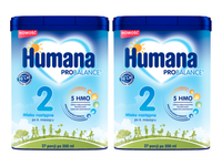 Humana ProBalance 2 5HMO Mleko następne po 6. miesiącu ZESTAW 2 x 750 g