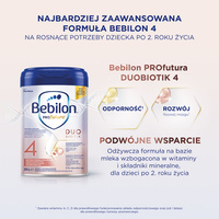 Bebilon PROfutura DUOBIOTIK 4 odżywcza formuła na bazie mleka po 2. roku życia ZESTAW 4 x 800 g