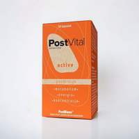 PostVital postbiotyk active metabolizm energia żeń szeń 60 kapsułek