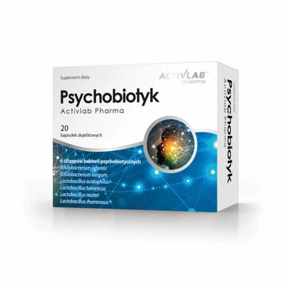 Activlab Psychobiotyk probiotyki 20 kapsułek